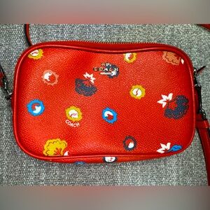 Coach Crossbody Clutch in Wild Prairie Print